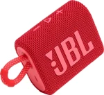 JBL Go 3 Αδιάβροχο Ηχείο Bluetooth 4.2W με 5 ώρες Λειτουργίας Red