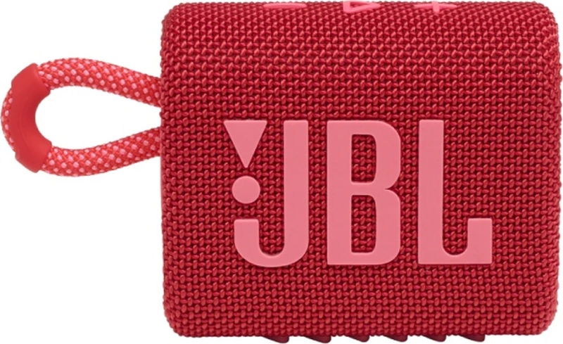 JBL Go 3 Αδιάβροχο Ηχείο Bluetooth 4.2W με 5 ώρες Λειτουργίας Red
