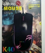 Aoas K40 RGB Gaming Ποντίκι Μαύρο