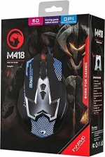 Marvo M418 RGB Gaming Ποντίκι Μαύρο