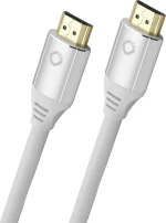 Oehlbach Black Magic MKII Καλώδιο HDMI® Yψηλής Tαχύτητας 0.75m Λευκό (Τεμάχιο)