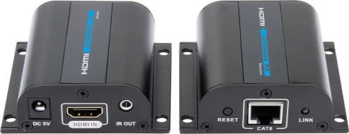 HDMI Extender Techly 020355 Black