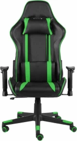 vidaXL 20480 Καρέκλα Gaming Μαύρη/Πράσινη