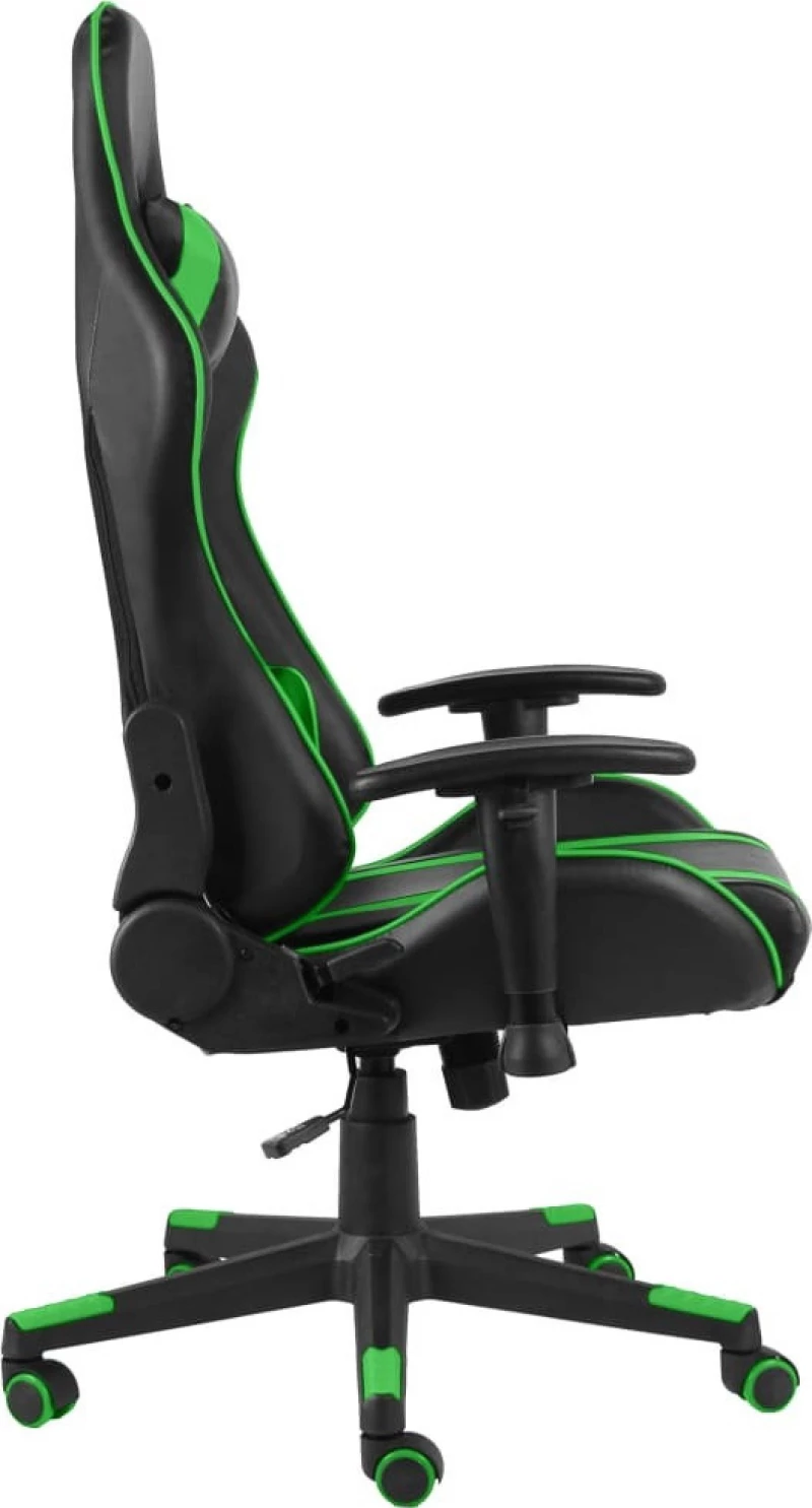 vidaXL 20480 Καρέκλα Gaming Μαύρη/Πράσινη