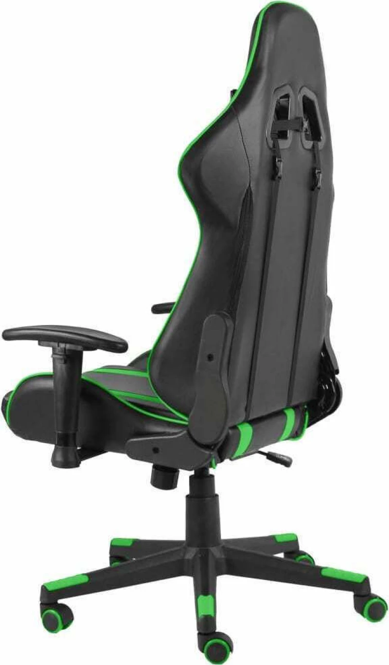 vidaXL 20480 Καρέκλα Gaming Μαύρη/Πράσινη