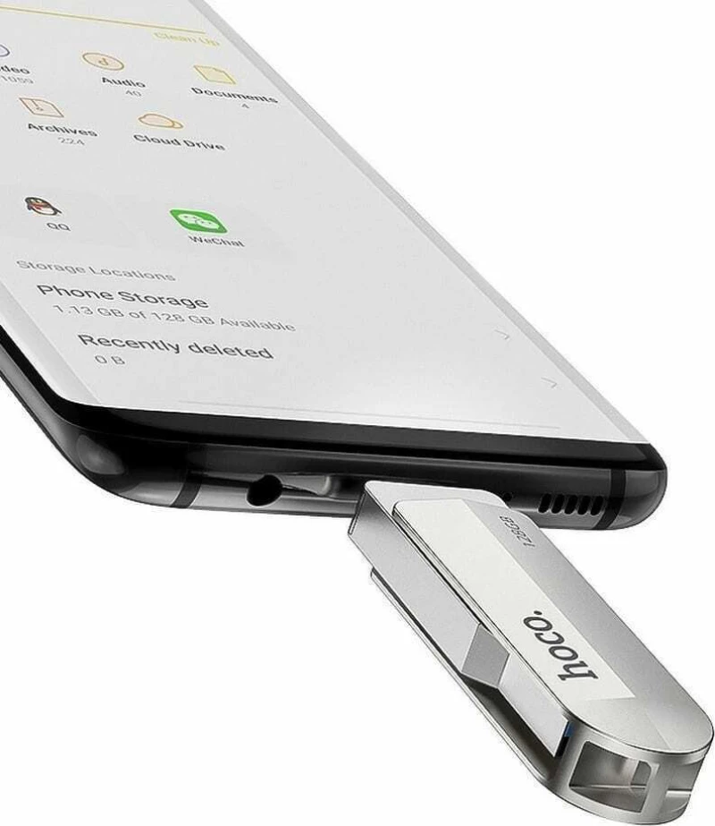 Hoco UD10 64GB USB 3.0 Ασημί