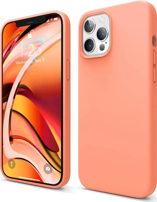 Elago Premium Back Cover Σιλικόνης Πορτοκαλί (iPhone 12 Pro Max)