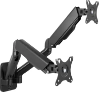 Brateck Επιτοίχια Βάση Lda32-112, Για 2 Οθόνες 17"-32", 9Kg