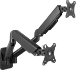 Brateck Επιτοίχια Βάση Lda32-112, Για 2 Οθόνες 17"-32", 9Kg