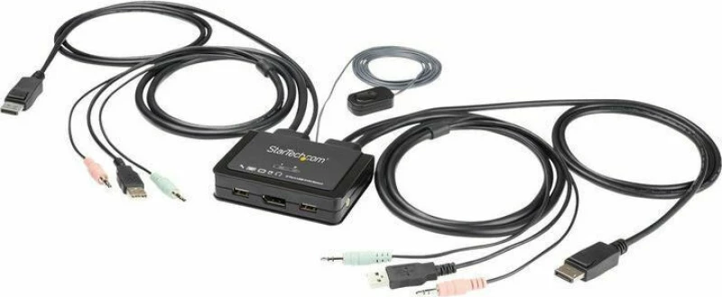 StarTech 2 Port DisplayPort KVM Switch - 4K 60Hz