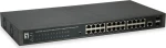 Network Switch Levelone 24X Ge Gep-2652 2Xgsfp 370W 24Xpoe+