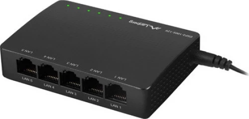 Network Switch Lanberg Dsp2-1005-12V (5-Port, 12V, 1Gb/S)