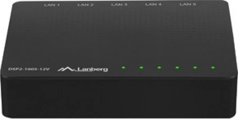 Network Switch Lanberg Dsp2-1005-12V (5-Port, 12V, 1Gb/S)