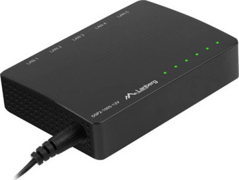 Network Switch Lanberg Dsp2-1005-12V (5-Port, 12V, 1Gb/S)