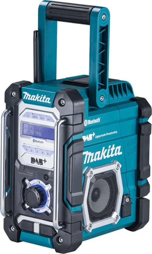 Makita DMR112 Επιτραπέζιο Ραδιόφωνο Επαναφορτιζόμενο DAB+ με Bluetooth Μπλε