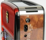Cmik MK-455UC-BT Retro Επιτραπέζιο Ραδιόφωνο Επαναφορτιζόμενο με USB Κόκκινο