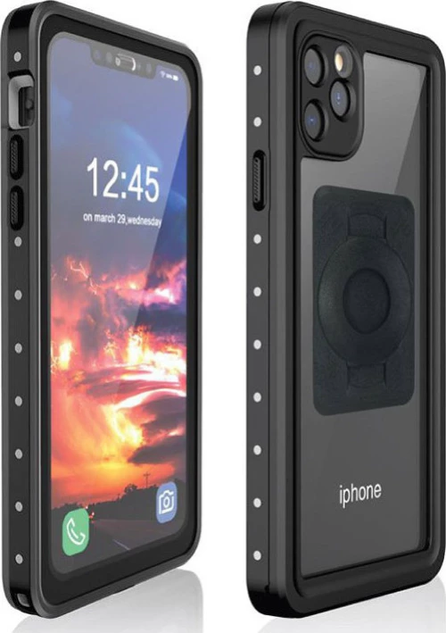 Tigra Sport FitClic Neo Back Cover Πλαστικό Αδιάβροχη Μαύρο (iPhone 11 Pro Max)