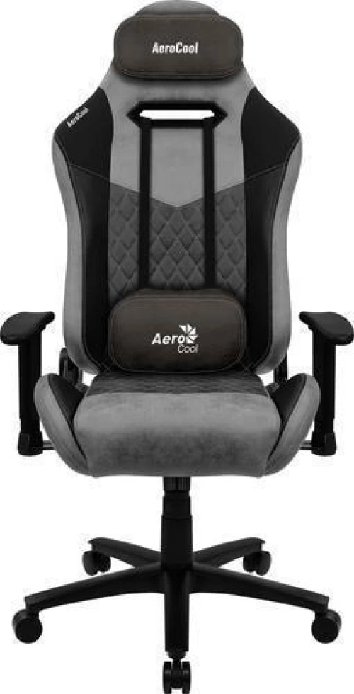 Aerocool Duke Aerosuede Universal Gaming Chair Black Grey (Aeroac-280Duke-Bk)