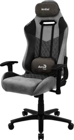 Aerocool Duke Aerosuede Universal Gaming Chair Black Grey (Aeroac-280Duke-Bk)
