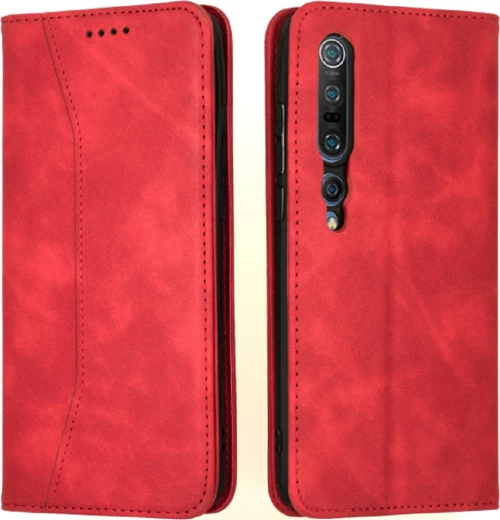 Bodycell PU Leather Book Κόκκινο (Xiaomi Mi 10 / Mi 10 Pro)