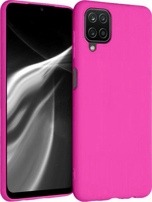 Θήκη σιλικόνης TPU Ultra Slim 0.3mm soft mat για Samsung Galaxy A12 - Φούξια