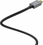 XO HDMI 2.1 Braided Cable HDMI male - HDMI male 3m Μαύρο