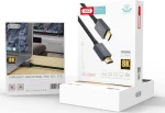 XO HDMI 2.1 Braided Cable HDMI male - HDMI male 3m Μαύρο