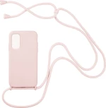 My Colors Carryhang Back Cover Σιλικόνης με Λουράκι Ροζ (Redmi Note 10 5G / Poco M3 Pro)