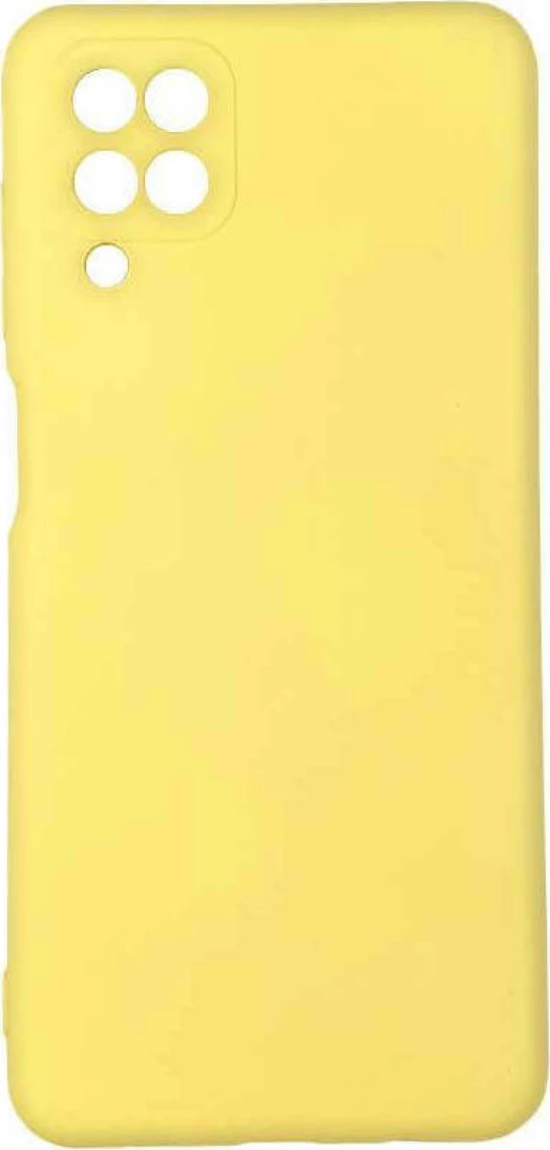 My Colors Liquid Back Cover Σιλικόνης Κίτρινο (Galaxy A12)