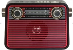 M-180 Retro Φορητό Ραδιόφωνο Επαναφορτιζόμενο με USB Κόκκινο