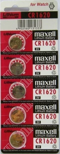 Μπαταρίες λιθίου CR1620 maxell (5τμχ)