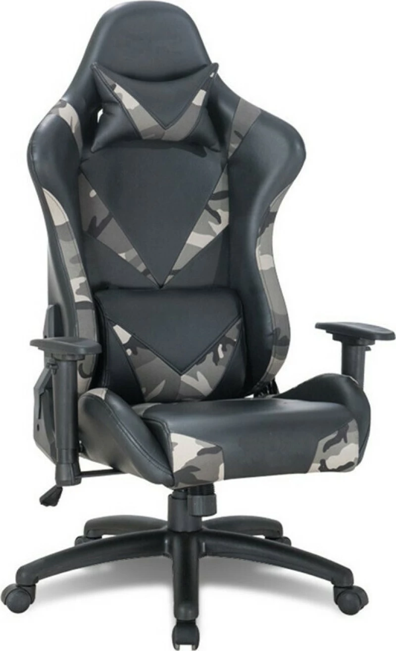 Fylliana 9810 Grey Καρέκλα Gaming Γκρι
