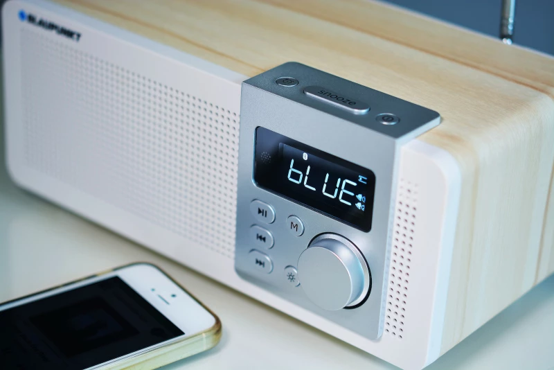 Blaupunkt PP14BT Φορητό Ραδιόφωνο Επαναφορτιζόμενο με Bluetooth και USB Λευκό