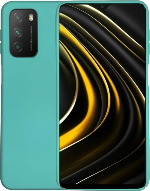 Θήκη Silky And Soft για Xiaomi Poco M3 - Τιρκουάζ