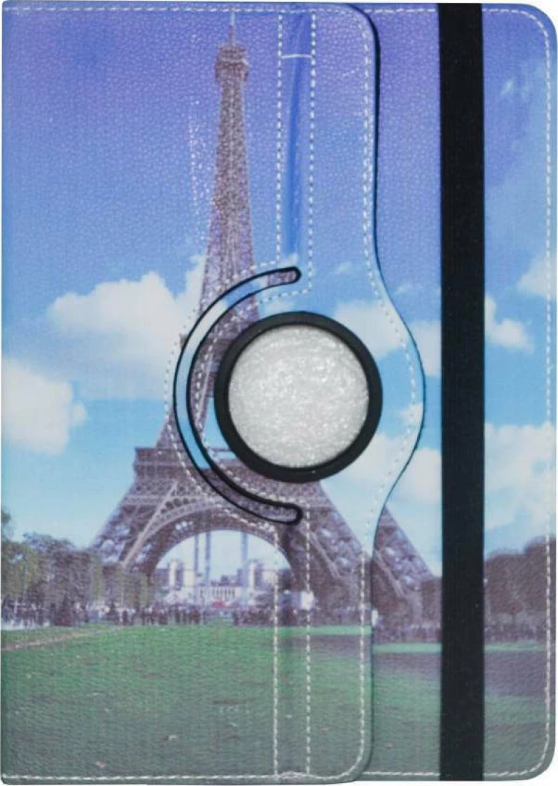Paris Blue Sky Universel 360 Rotation Case 9 Inch