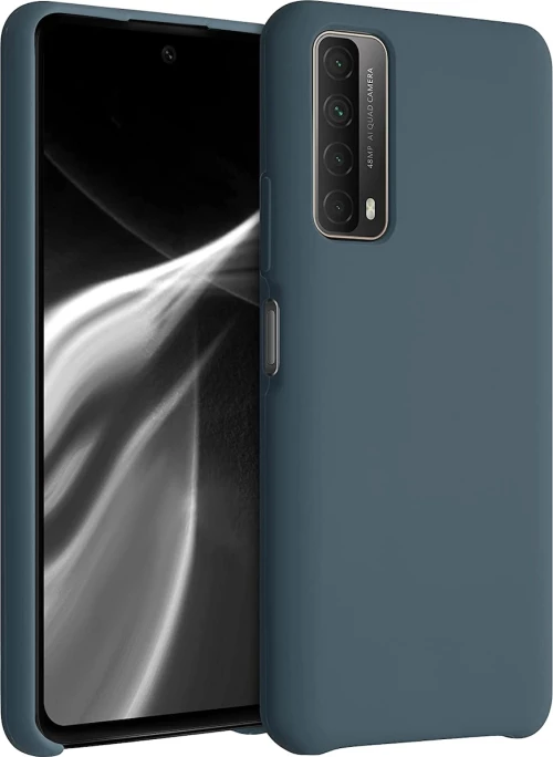 KWmobile Flexible Rubber Back Cover Σιλικόνης Slate Grey (Huawei P Smart 2021)