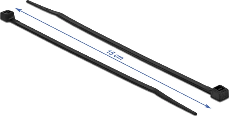 DeLock Δεματικά Καλωδίων 150x3.6mm Μαύρο 100τμχ
