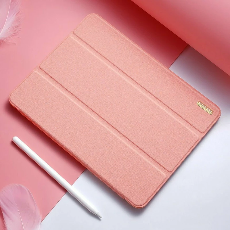 Dux Ducis Domo Flip Cover Stand / Υποδοχή Στυλό Ροζ (iPad Pro 2021 12.9")