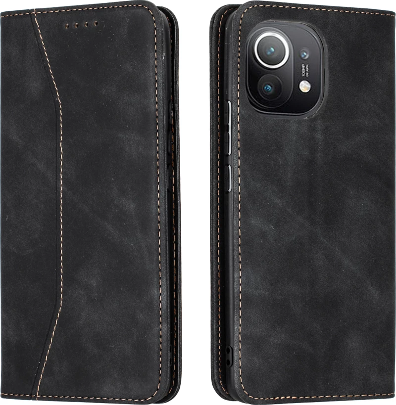 Bodycell Bodycell Book Case Pu Leather For Xiaomi Mi 11 Black (04-00658)