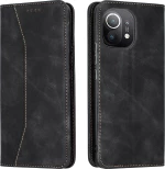Bodycell Bodycell Book Case Pu Leather For Xiaomi Mi 11 Black (04-00658)