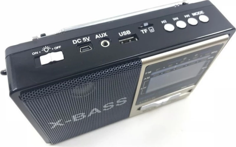 CMIK MK-116 Φορητό Ραδιόφωνο Επαναφορτιζόμενο με USB Μαύρο
