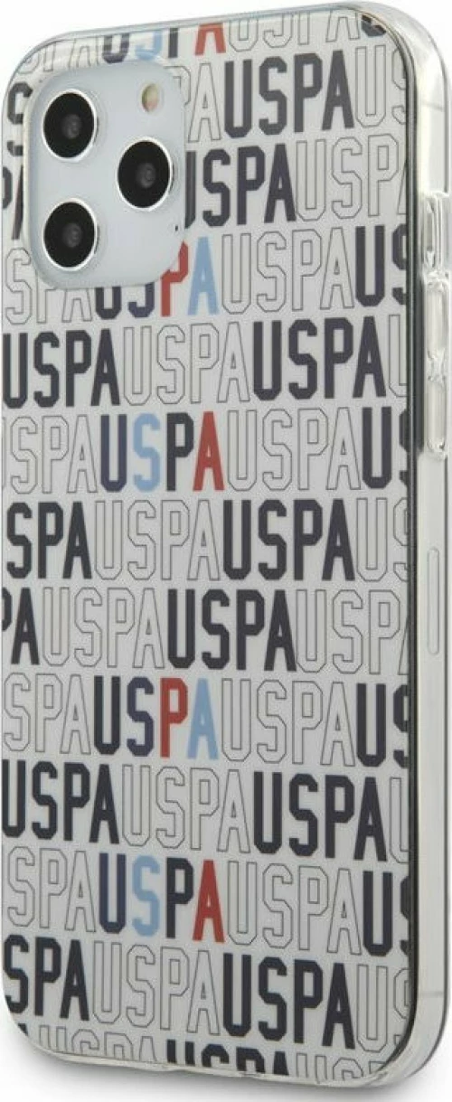 U.S. Polo Assn. Logo Mania Collection Back Cover Σιλικόνης Λευκό (iPhone 12 Pro Max)