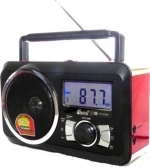 FP-910RC Φορητό Ραδιόφωνο Επαναφορτιζόμενο με USB Κόκκινο