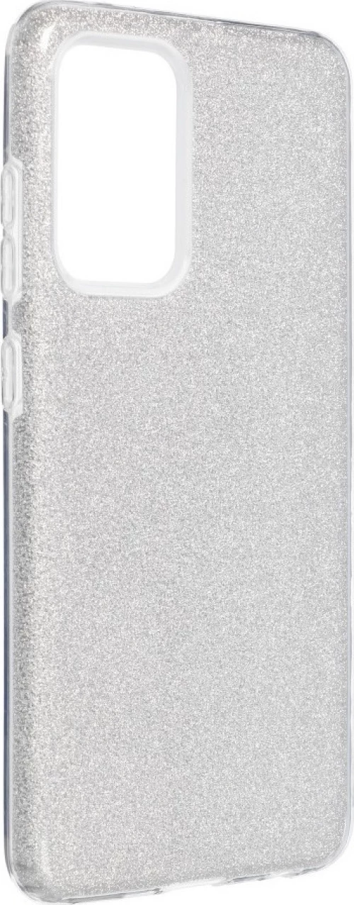 Forcell Shining Back Cover Πλαστικό / Σιλικόνης Ασημί (Galaxy A52)