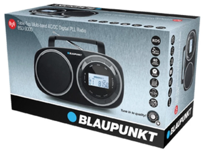 Blaupunkt BSD-9000 Φορητό Ραδιόφωνο Ρεύματος / Μπαταρίας Μαύρο