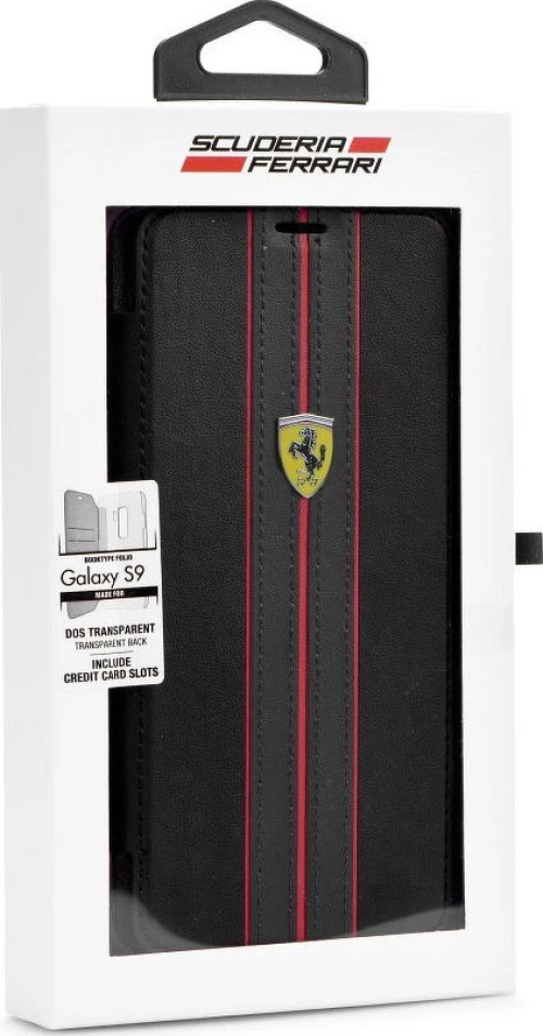 Ferrari Urban Book Μαύρο (Galaxy S9)