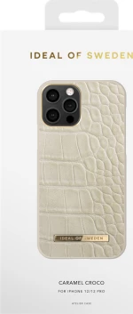 iDeal Of Sweden Atelier Back Cover Δερματίνης Caramel Croco (iPhone 12 / 12 Pro)