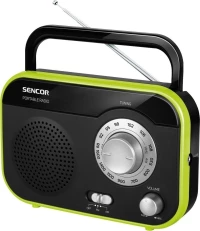 Sencor SRD 210 Retro Φορητό Ραδιόφωνο Ρεύματος / Μπαταρίας Μαύρο