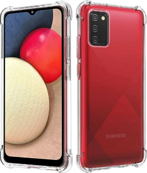 Ancus Shock Proof Back Cover Σιλικόνης Ανθεκτική Διάφανο (Galaxy A02s)