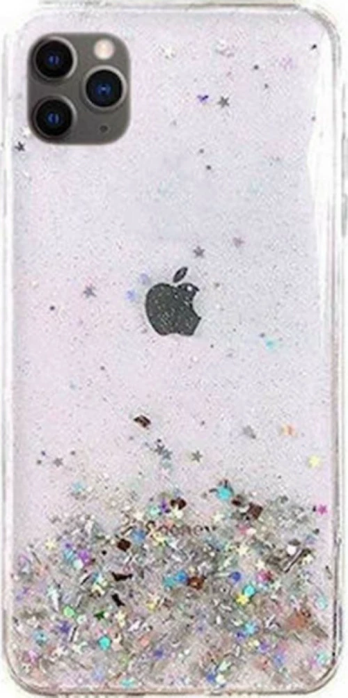 Wozinsky Star Glitter Back Cover Σιλικόνης Διάφανο (iPhone 12 / 12 Pro)